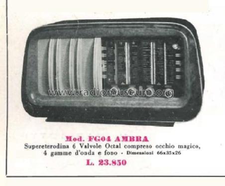 FG04 Ambra; FAREF F.A.R.E.F.; (ID = 2464942) Radio