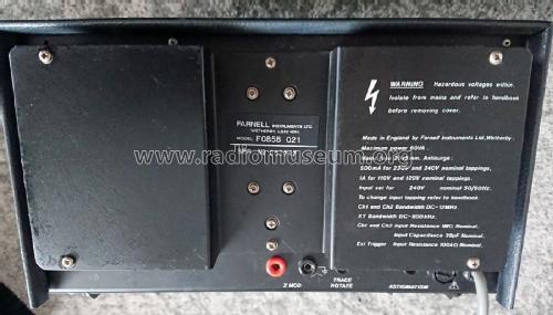 Oscilloscope DT12-5 Model F0858; Farnell A.C. Ltd.; (ID = 2218011) Equipment