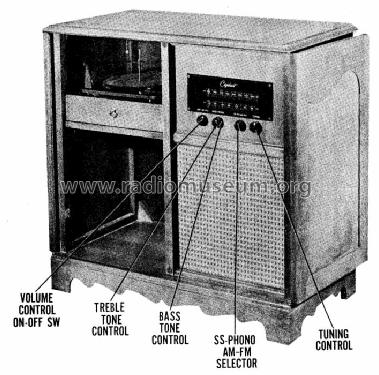 Capehart 1004-B Ch= P8; Farnsworth (ID = 464727) Radio