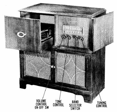 Capehart 1006-B Ch= C-287; Farnsworth (ID = 464949) Radio