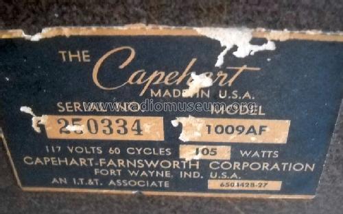 Capehart 1009AF Ch= C-305; Farnsworth (ID = 1370833) Radio