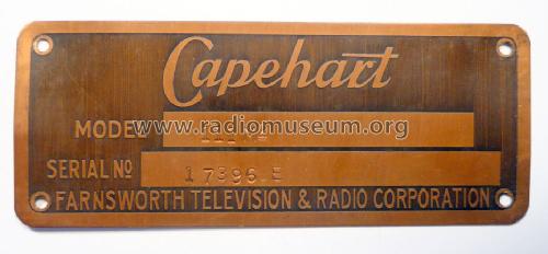 Capehart 111M2FM Early Georgian ; Farnsworth (ID = 1677956) Radio