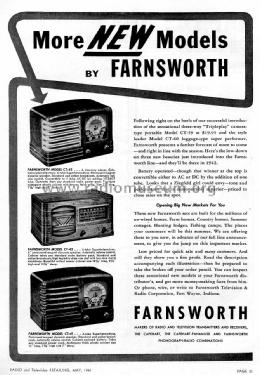 CT-41 ; Farnsworth (ID = 1050619) Radio