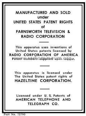 GT-060 Ch= C-204; Farnsworth (ID = 2949822) Radio