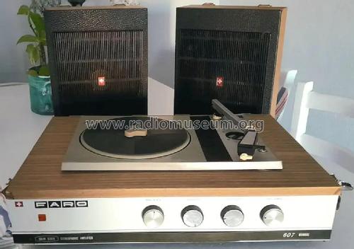 Maleta Tocadiscos 607 Manual; Faro Espanola, S.A.; (ID = 3104657) R-Player