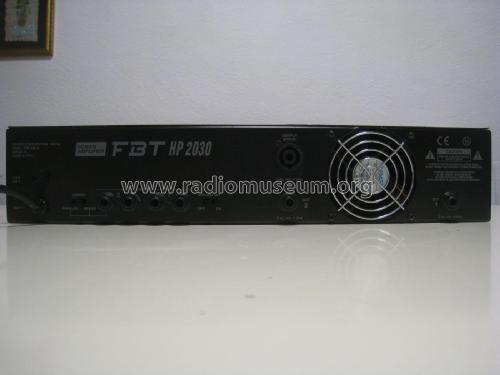 Power Amplifier HP 2030; FBT Elettronica S.P. (ID = 1953457) Ampl/Mixer