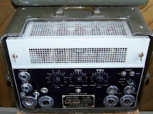 Projector Set AF Amplifier AM-424 /PFP-1; Federal (ID = 770012) Ampl/Mixer