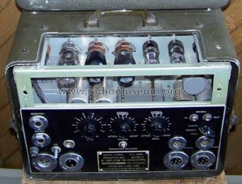 Projector Set AF Amplifier AM-424 /PFP-1; Federal (ID = 770013) Ampl/Mixer