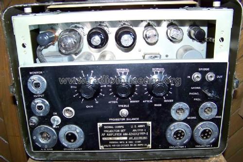 Projector Set AF Amplifier AM-424 /PFP-1; Federal (ID = 770014) Ampl/Mixer