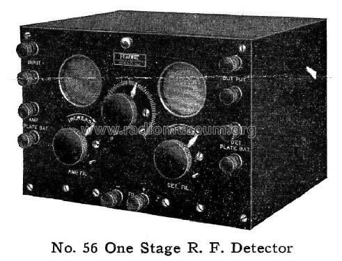 One Stage R.F. Amplifier & Detector No. 56; Federal Radio Corp. (ID = 987166) Radio