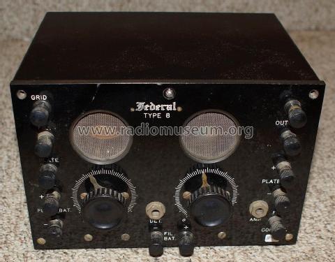 Detector & One-Stage A.F. Amplifier No. 8; Federal Radio Corp. (ID = 2048426) mod-pre26