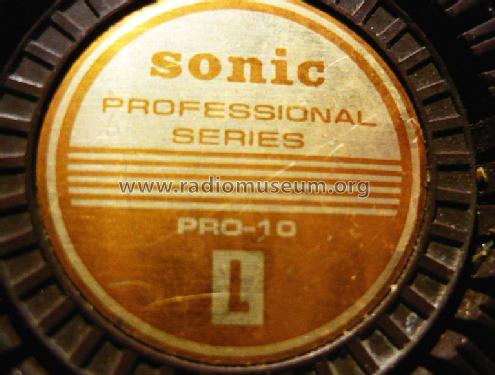 Professional Series Pro-10; Sonic International (ID = 1797215) Speaker-P