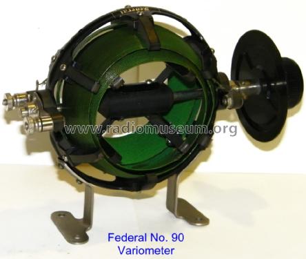 Variometer No. 90; Federal Radio Corp. (ID = 958886) Radio part