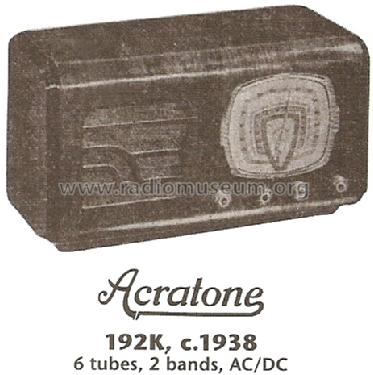 Acratone 192-K ; Federated Purchaser, (ID = 1686198) Radio