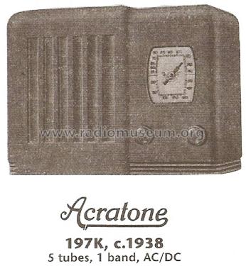 Acratone 197-K ; Federated Purchaser, (ID = 1671765) Radio