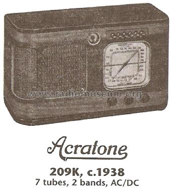 Acratone 209-K ; Federated Purchaser, (ID = 1671774) Radio