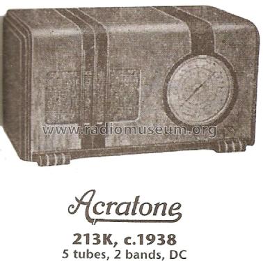 Acratone 213-K ; Federated Purchaser, (ID = 1671777) Radio