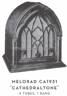 Cathedral Tone Melorad; Federated Purchaser, (ID = 1577913) Radio