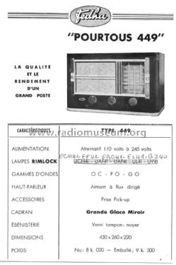 Pourtous 449; Fedha, Combes-Gensac (ID = 1445344) Radio