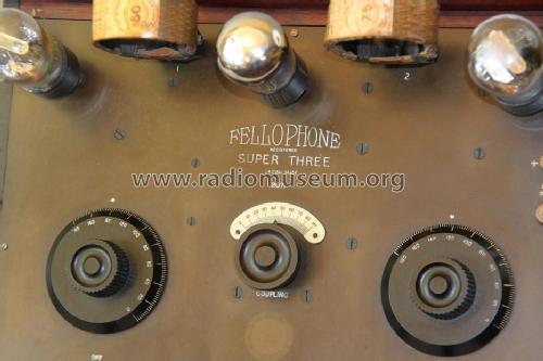 Fellophone Super-Three ; Fellophone / (ID = 1734623) Radio