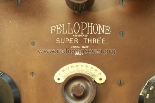 Fellophone Super-Three ; Fellophone / (ID = 1734631) Radio