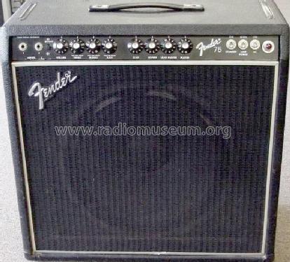 Lead Amplifier with Reverb 75; Fender Electric (ID = 2146419) Ampl/Mixer