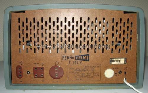 Helmi F193V; Fenno, Helsinki - (ID = 1070208) Radio