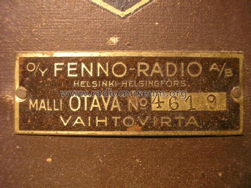 Otava ; Fenno, Helsinki - (ID = 1369023) Radio