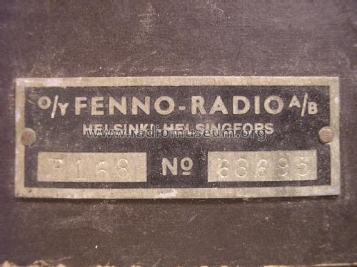 Pohjola - 44/II F168; Fenno, Helsinki - (ID = 2998097) Radio