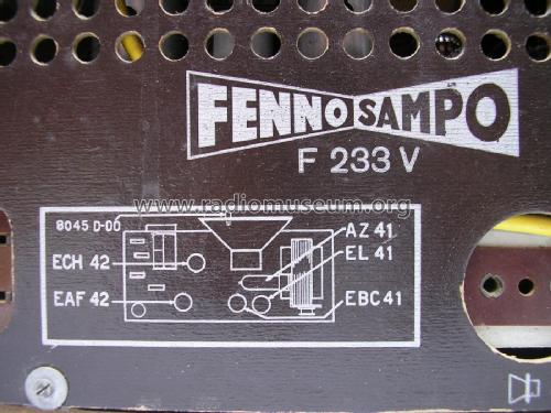 Sampo F233V; Fenno, Helsinki - (ID = 2989062) Radio