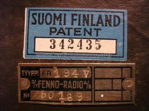 Seura 49V FR194V; Fenno, Helsinki - (ID = 1361656) Radio