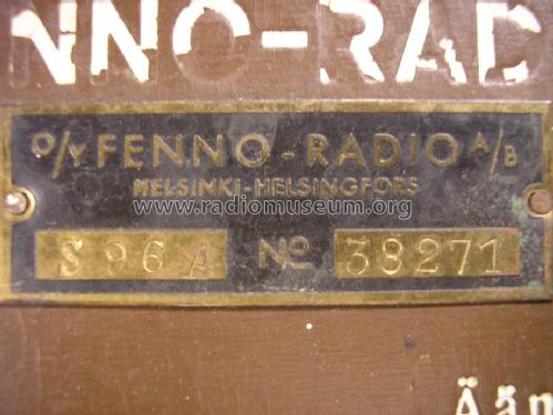 Seura V-41 S96A; Fenno, Helsinki - (ID = 1341383) Radio