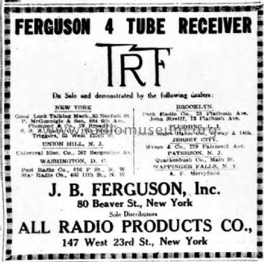 TRF ; Ferguson in the (ID = 1311205) Radio