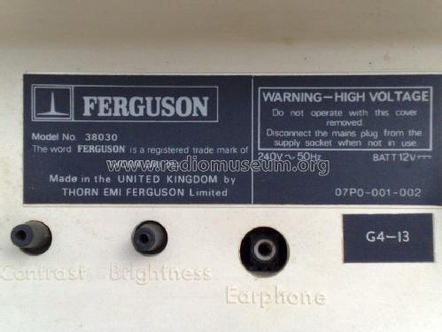 38030; Ferguson Brand, (ID = 1628189) Television