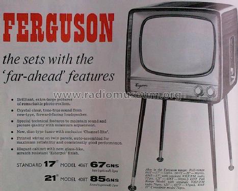 406T; Ferguson Brand, (ID = 667454) Television