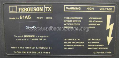 51A5; Ferguson Brand, (ID = 1738164) Television