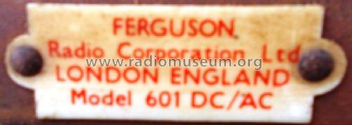 601; Ferguson Brand, (ID = 2172896) Radio