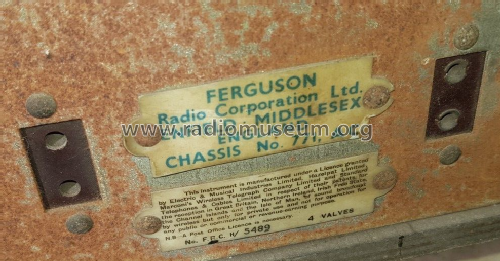 771; Ferguson Brand, (ID = 2993467) Radio