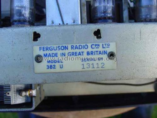 Firefly 382U; Ferguson Brand, (ID = 385875) Radio