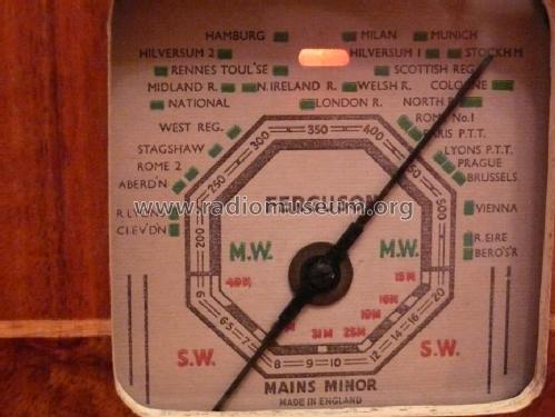 Mains Minor 910; Ferguson Brand, (ID = 1521196) Radio