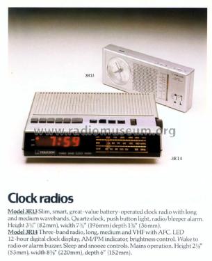 AM/LW/FM Clock Radio 3R14; Ferguson Brand, (ID = 2927411) Radio