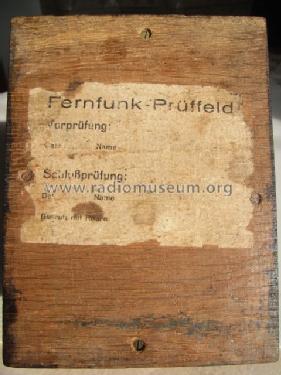Audion, Flachpult mit Spulenkoppler; Fernfunk, (ID = 728319) Radio