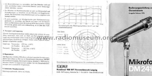 DM2411H; Fernmeldewerk (ID = 245873) Micrófono/PU