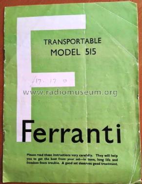 Island 515; Ferranti, GB (ID = 2647769) Radio