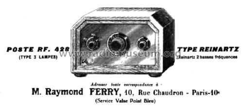 Reinartz RF.428; Ferry, Raymond - Au (ID = 2082899) Radio