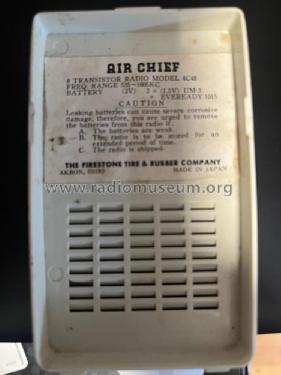 Air Chief 8 Transistor 4C48; Firestone Tire & (ID = 2946415) Radio