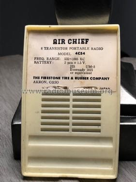 Air Chief Eight Transistor 4C54; Firestone Tire & (ID = 2913304) Radio