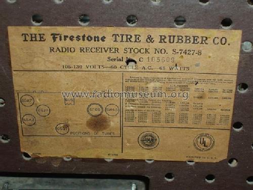 S7427-8 ; Firestone Tire & (ID = 1491533) Radio