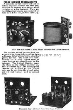 Midget Crystal Receiver ; Firth, John & Co. (ID = 1266167) Detektor