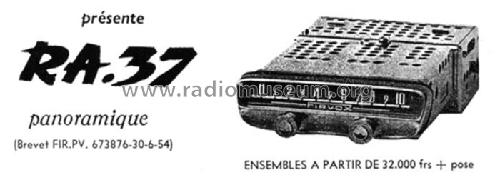 Panoramique RA37; Firvox; Paris (ID = 2600425) Car Radio